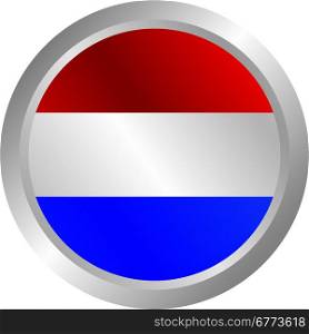 glossy theme netherlands national flag. shiny glossy theme national flag vector art illustration