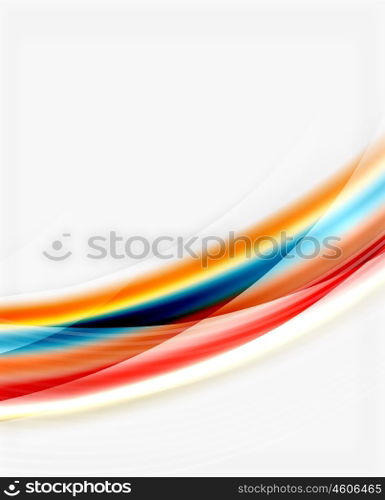 Glossy translucent wave vector template, line pattern