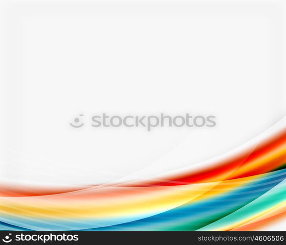 Glossy translucent wave vector template, line pattern