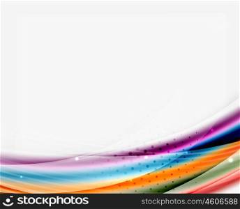 Glossy translucent wave vector template, line pattern