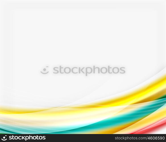 Glossy translucent wave vector template, line pattern