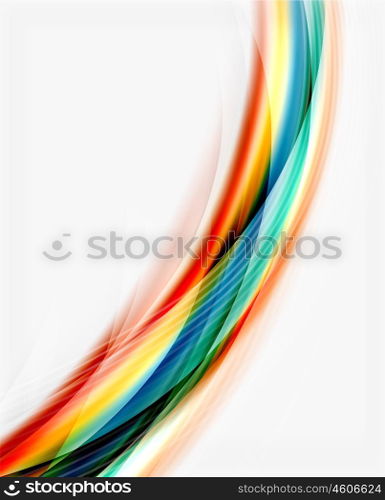 Glossy translucent wave vector template, line pattern