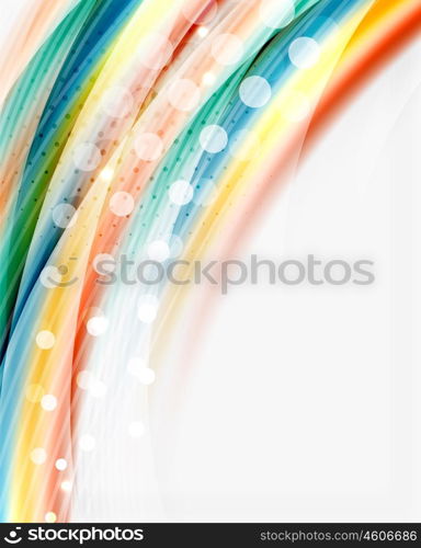 Glossy translucent wave vector template, line pattern