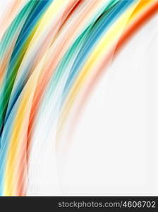 Glossy translucent wave vector template, line pattern