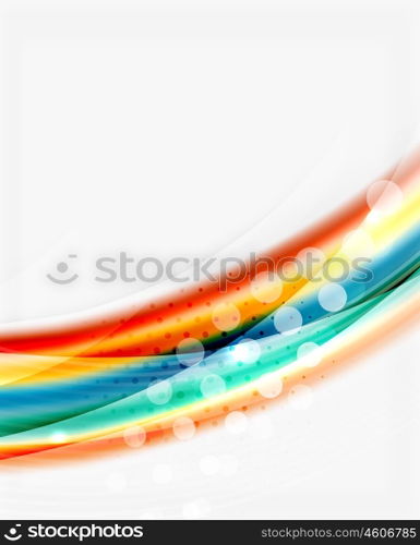 Glossy translucent wave vector template, line pattern