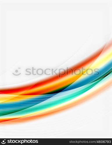 Glossy translucent wave vector template, line pattern