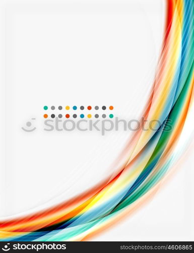 Glossy translucent wave vector template, line pattern
