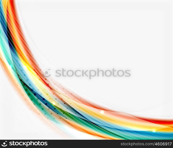 Glossy translucent wave vector template, line pattern