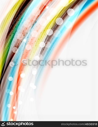 Glossy translucent wave vector template, line pattern