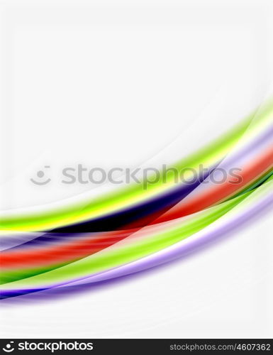 Glossy translucent wave vector template, line pattern