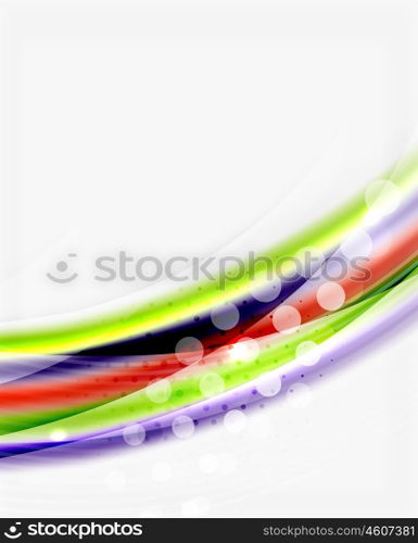 Glossy translucent wave vector template, line pattern