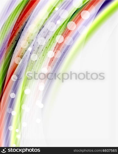 Glossy translucent wave vector template, line pattern