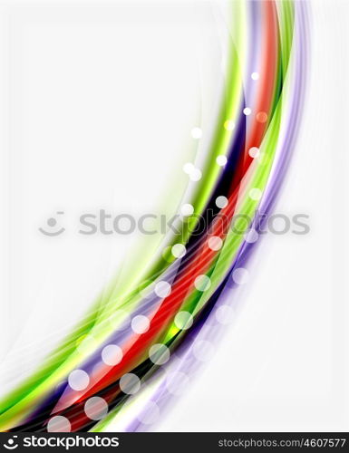 Glossy translucent wave vector template, line pattern