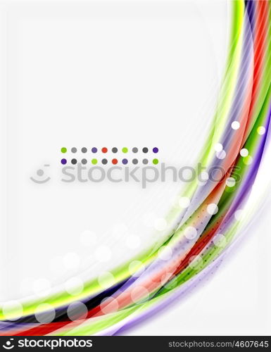 Glossy translucent wave vector template, line pattern