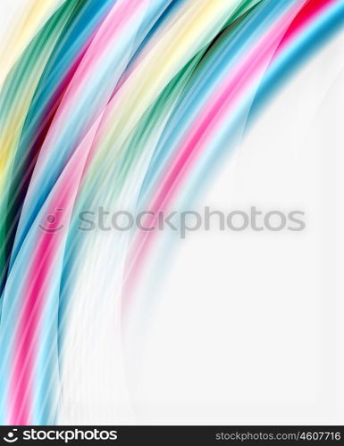 Glossy translucent wave vector template, line pattern