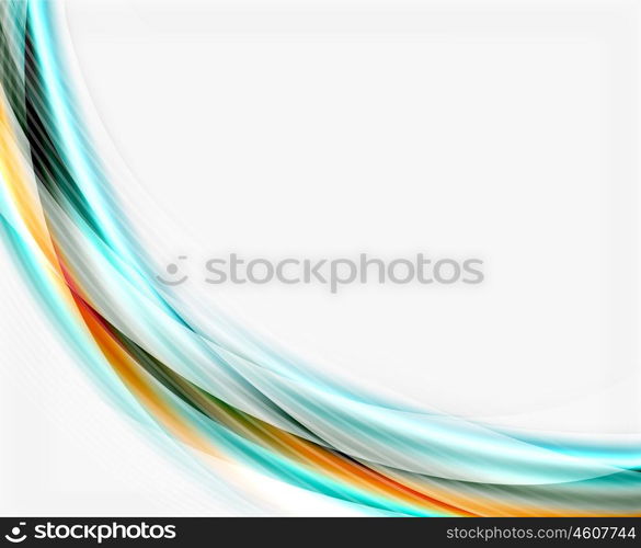 Glossy translucent wave vector template, line pattern