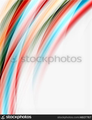 Glossy translucent wave vector template, line pattern