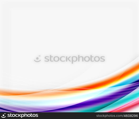 Glossy translucent wave vector template, line pattern