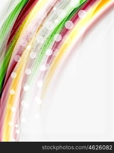 Glossy translucent wave vector template, line pattern