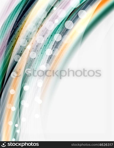 Glossy translucent wave vector template, line pattern