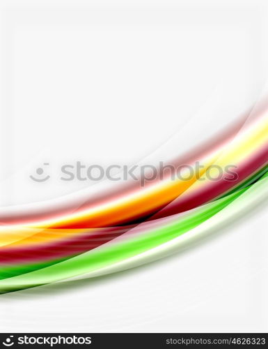 Glossy translucent wave vector template, line pattern