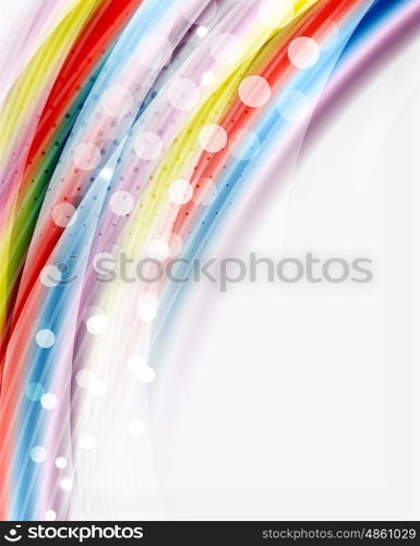 Glossy translucent wave vector template, line pattern