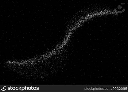 glow light effect stars bursts with sparkles isolated. magic dust particles. Vector illustration sparkling comet tail. glow light effect stars bursts with sparkles isolated