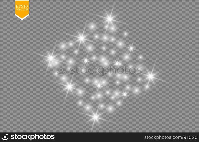 Glow light effect. Vector illustration. Christmas flash Concept.. Glow light effect. Vector illustration. Christmas flash Concept. EPS 10