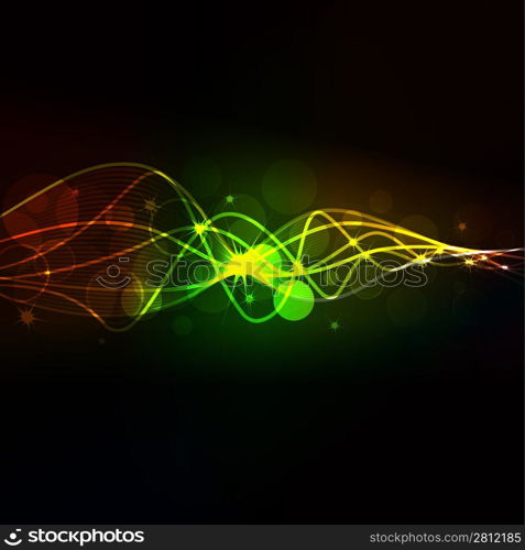 glowing abstract background