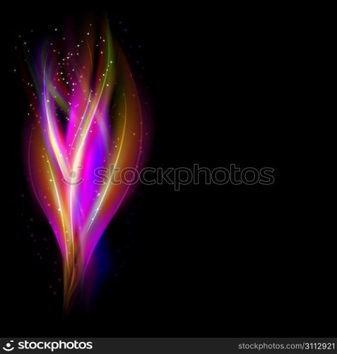 glowing abstract background