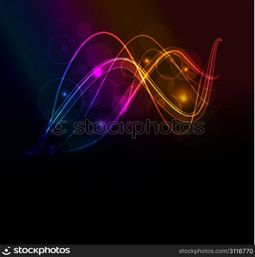 glowing abstract background