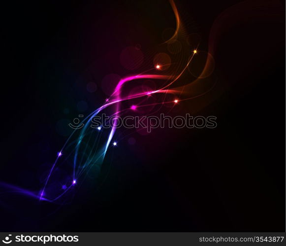 glowing abstract background