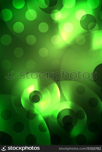 Glowing circles in the dark. Glowing circles in the dark, futuristic vector abstract background design template