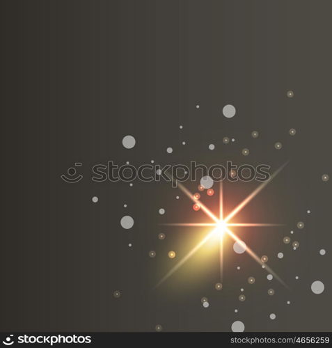 Glowing lights effects on dark background. Glow light effect. Star sky vector. Glowing lights effects on dark background. Glow light effect. Star sky vector.