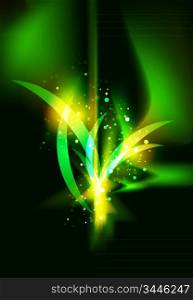 Glowing shiny abstract background