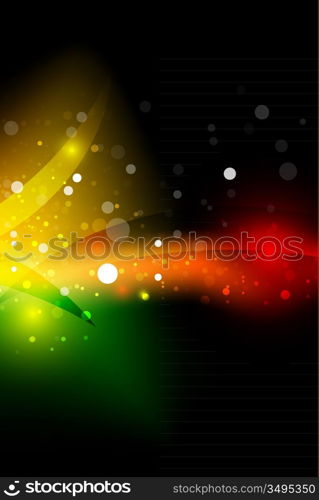 Glowing shiny abstract background