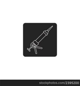 Glue gun vector icon .illustration design template.