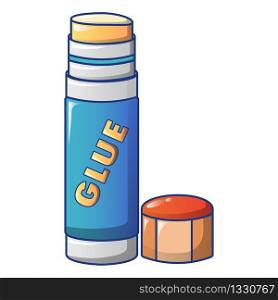 Glue stick icon. Cartoon of glue stick vector icon for web design isolated on white background. Glue stick icon, cartoon style