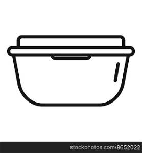 Gmo food pot icon outline vector. Agriculture dna. Laboratory test. Gmo food pot icon outline vector. Agriculture dna