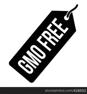 GMO free price tag icon. Simple illustration of GMO free price tag i vector icon for web. GMO free price tag i icon, simple style