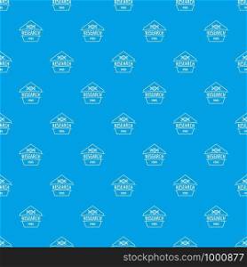 Gmo free research pattern vector seamless blue repeat for any use. Gmo free research pattern vector seamless blue