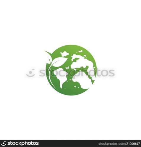 go green ecology concept design
