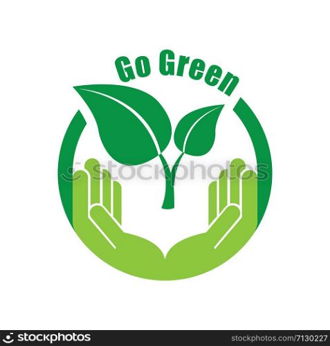 Go Green Logo Concept