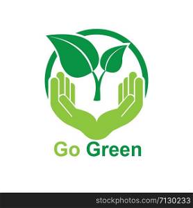 Go Green Logo Concept