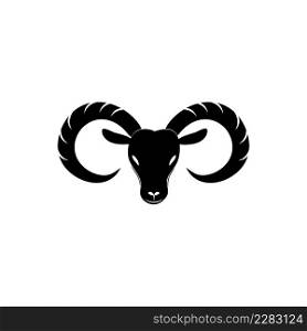 Goat icon logo free vector design