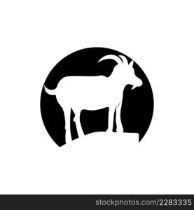 Goat icon logo free vector design