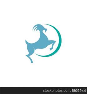Goat icon logo vector design template illustration
