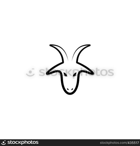goat logo icon vector symbol design element