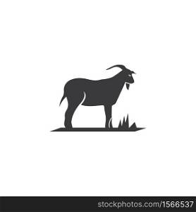 Goat Logo Template vector icon illustration design