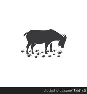 Goat Logo Template vector illustration
